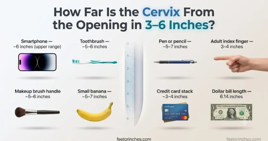 How Far Is the Cervix From the Opening in Inches?