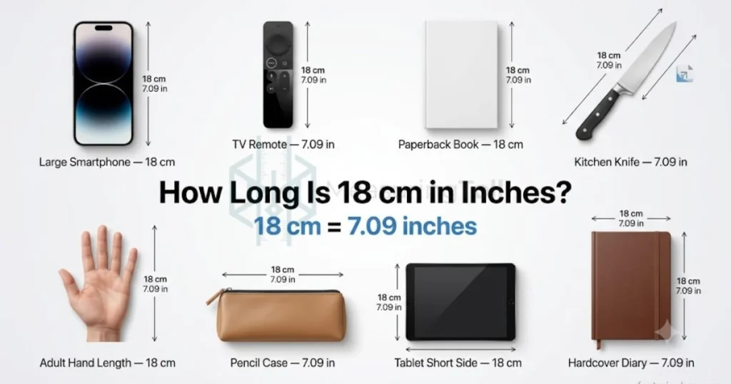 How Long Is 18 cm in Inches? (Exact Conversion + Visual Guide)
