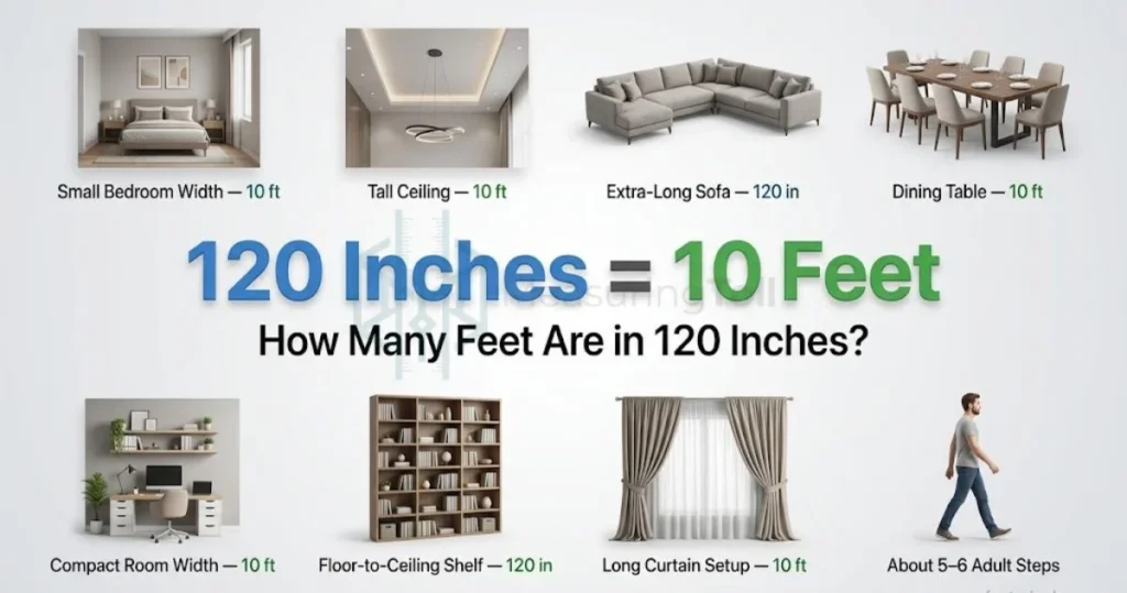 How Many Feet Are in 120 Inches? (Simple Conversion Guide)