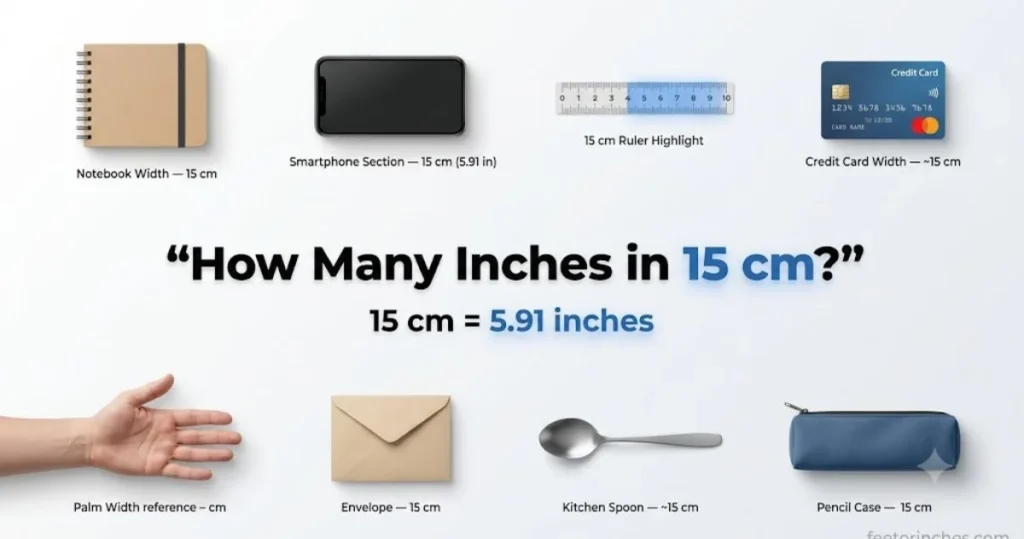 How Many Inches in 15 cm? Convert 15 Centimeters to Inches Easily