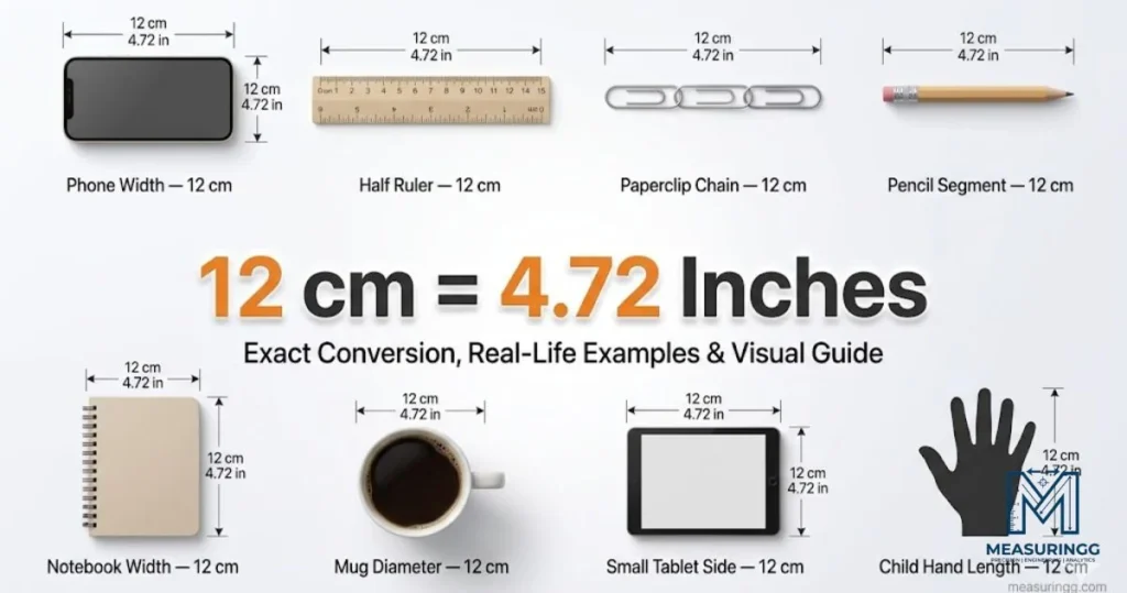 How Much Is 12 cm in Inches Exact Conversion, Examples & Visual Guide