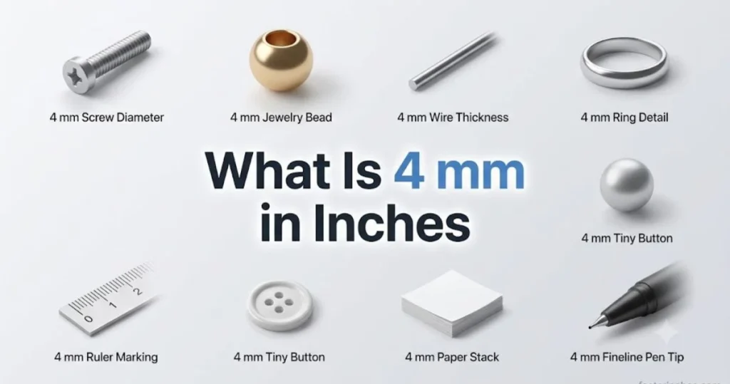 How Much Is 4mm in Inches