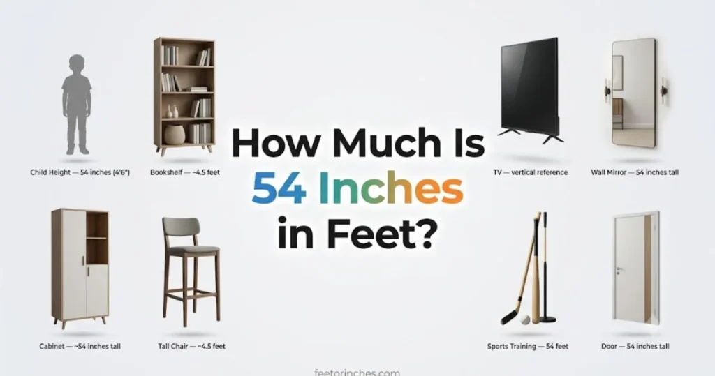 How Much Is 54 Inches in Feet? (Exact Conversion + Real-Life Examples)
