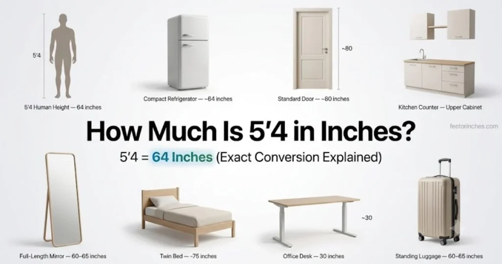 How Much Is 5’4 in Inches? (Exact Conversion Explained)