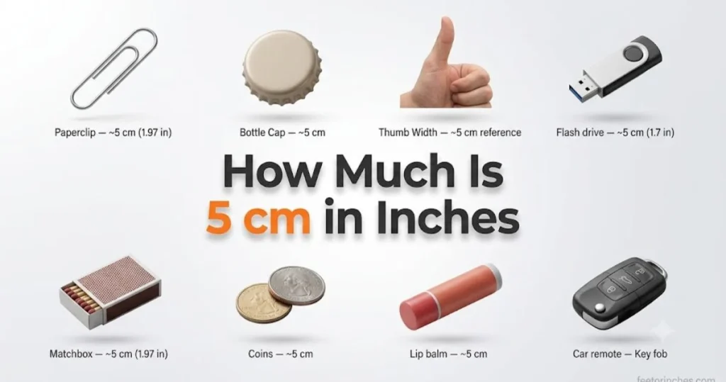 How Much Is 5cm in Inches