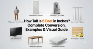 How Tall Is 6 Feet in Inches