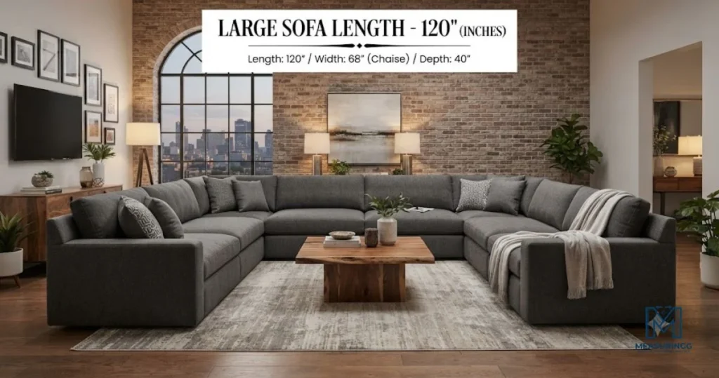 Large Sofa Length