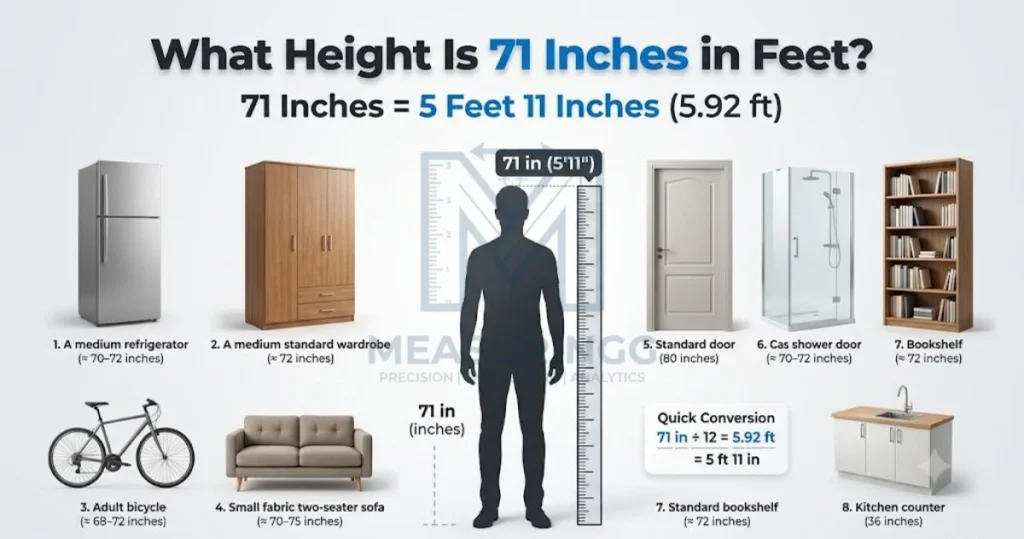What Height Is 71 Inches in Feet? (Easy Conversion Guide)