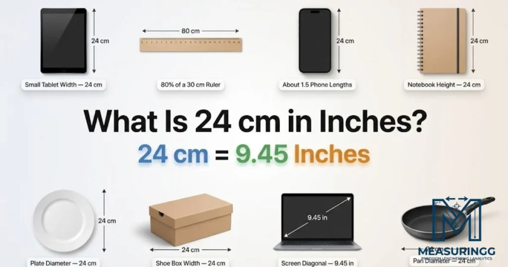 What Is 24 cm in Inches