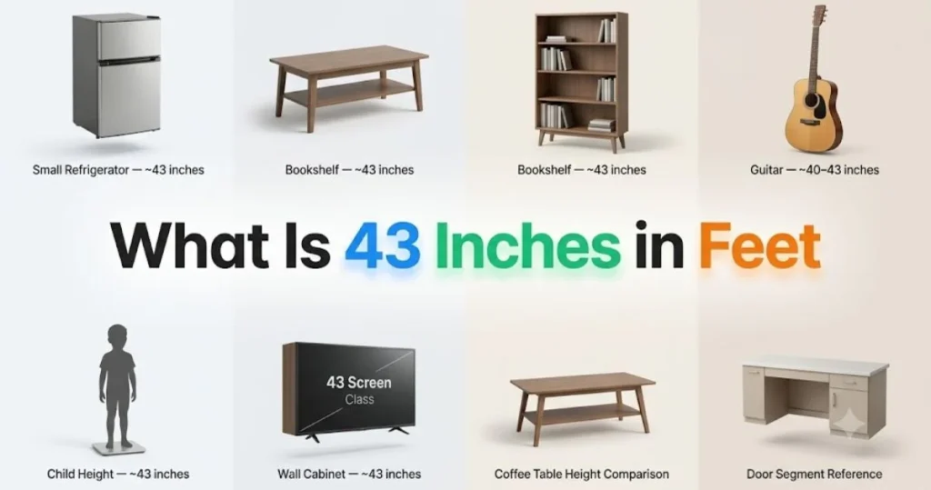 What Is 43 Inches in Feet