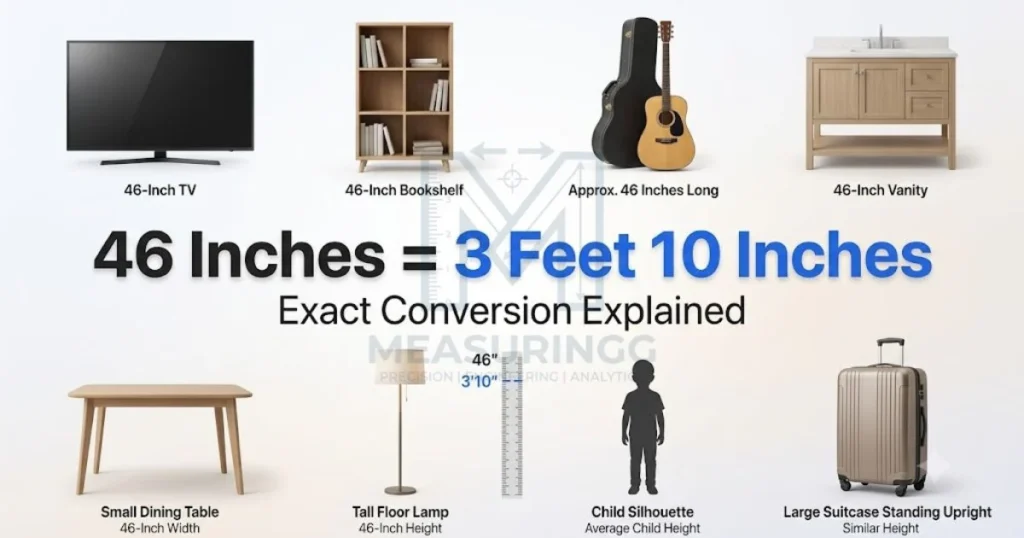 What Is 46 Inches in Feet? (Exact Conversion Explained)