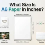 What Size Is A6 Paper in Inches? Complete Size Guide & Comparisons