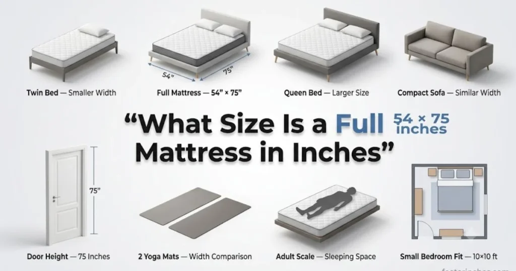 What Size Is a Full Mattress in Inches