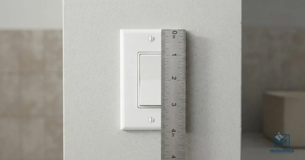 switch plate height