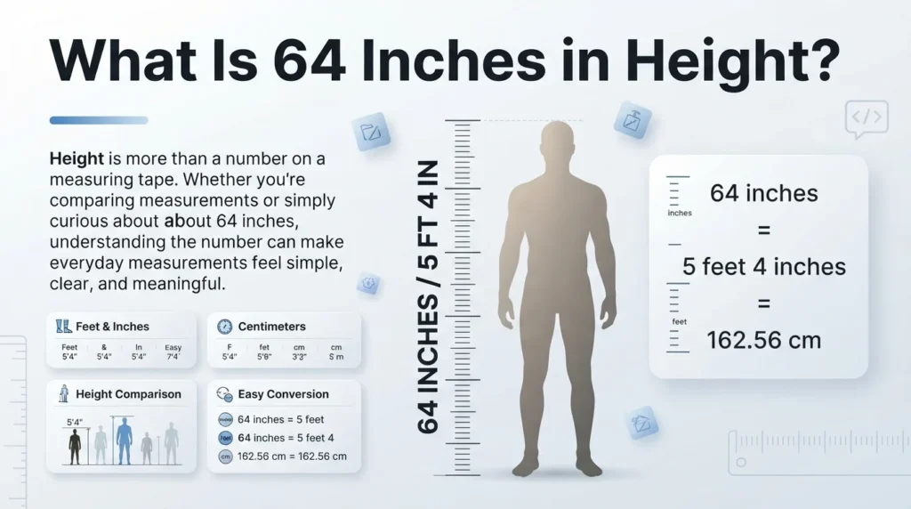 What is 64 Inches in Height