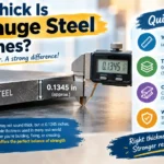 How Thick Is 10 Gauge Steel in Inches
