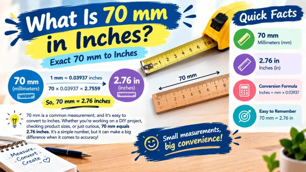 What Is 70 mm in Inches