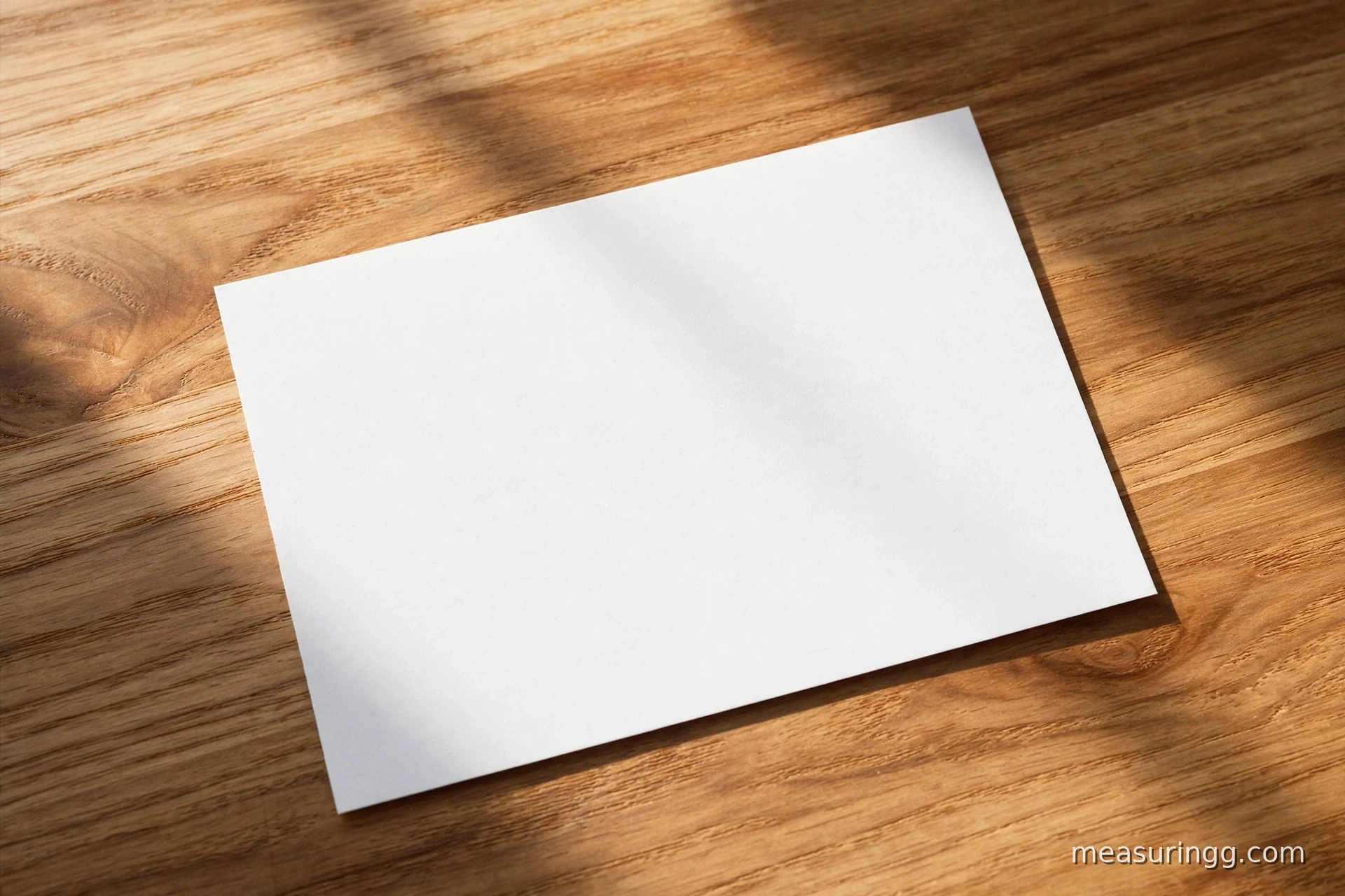 1. A 4x6 Index Card