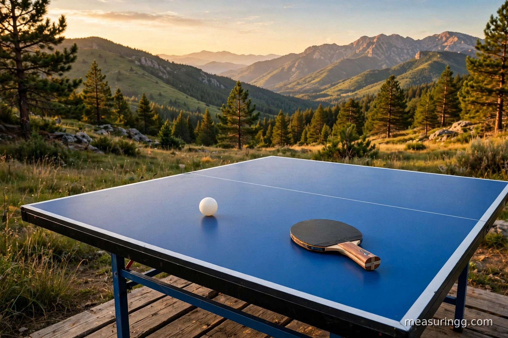 A Table Tennis Paddle