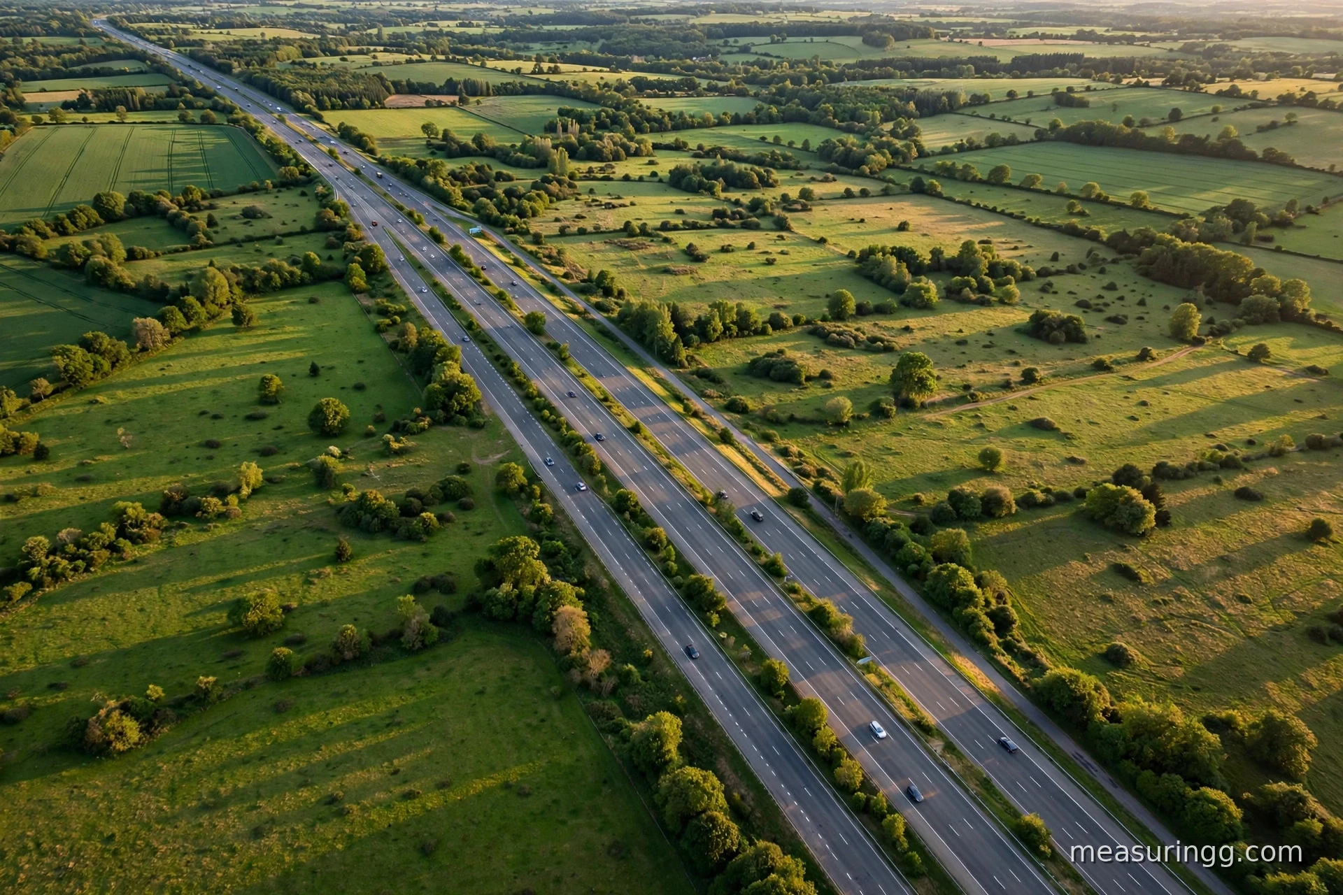 Eight Lane Highway Width