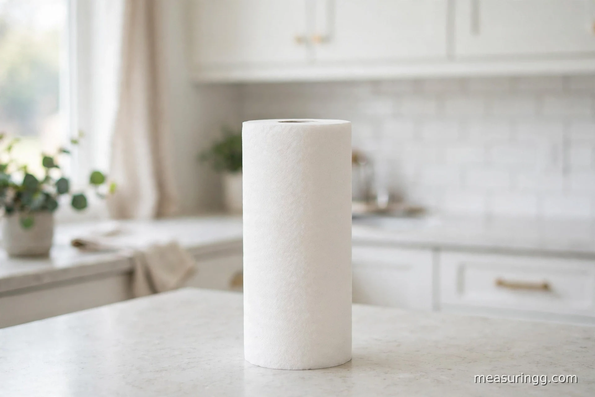A Standard Paper Towel Roll