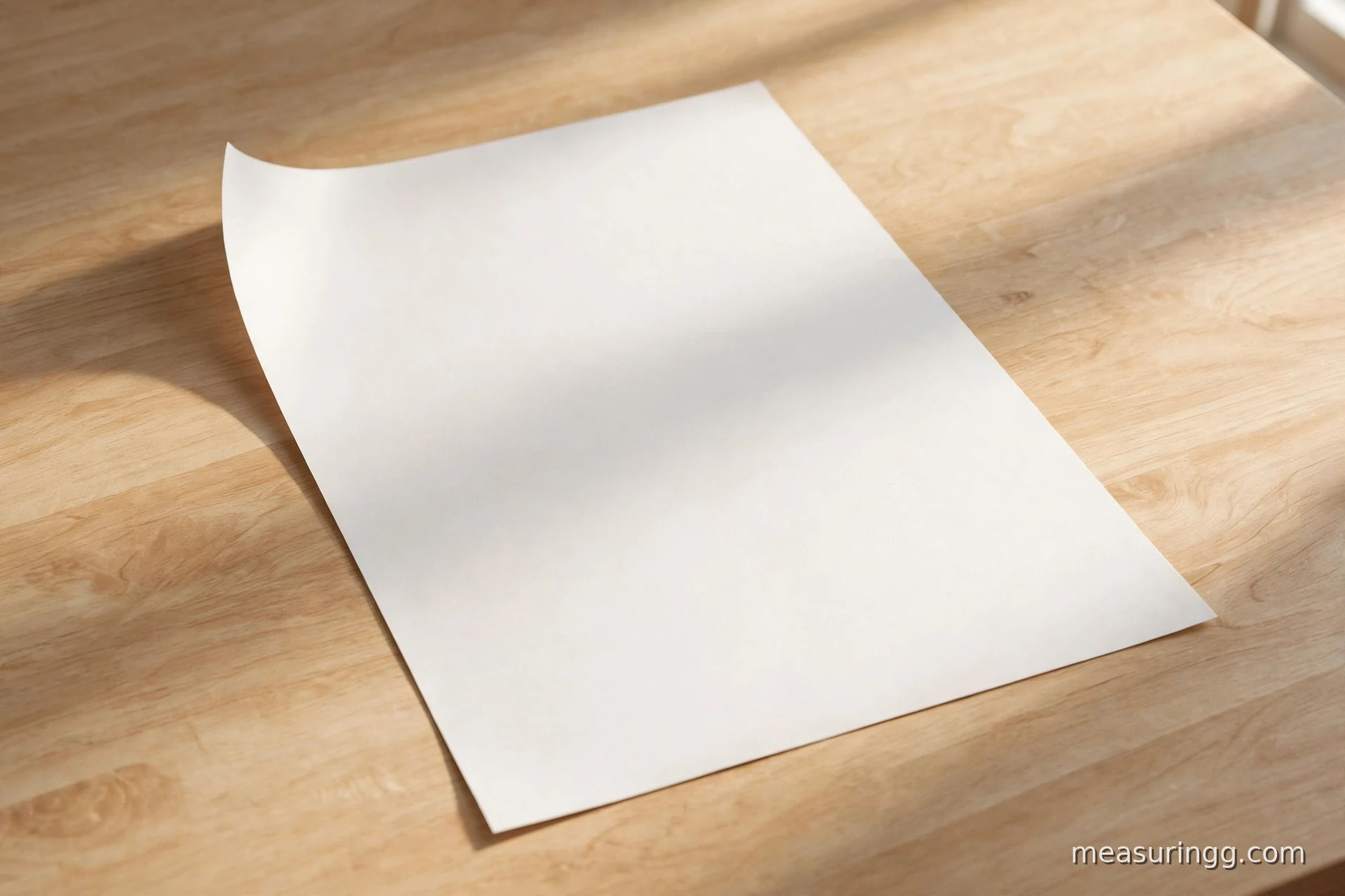 A Sheet of Letter-Size Printer Paper