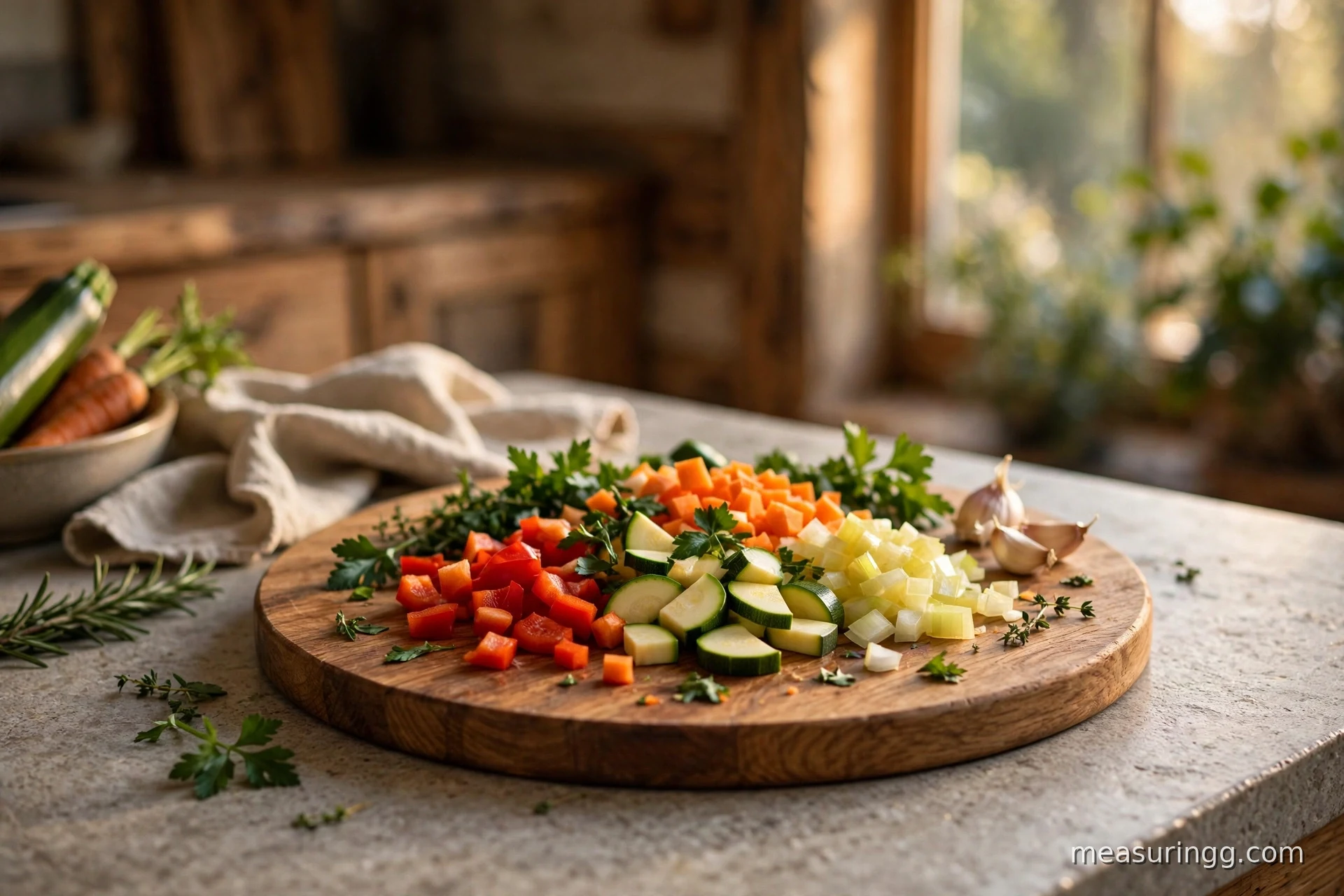 A 12-Inch Round Cutting Board