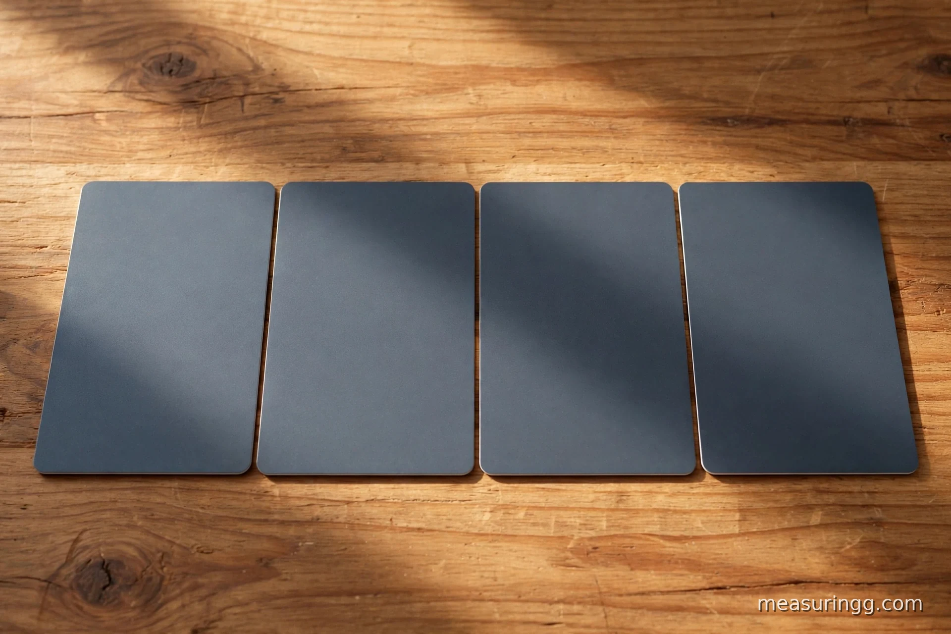 Four Credit Cards End to End