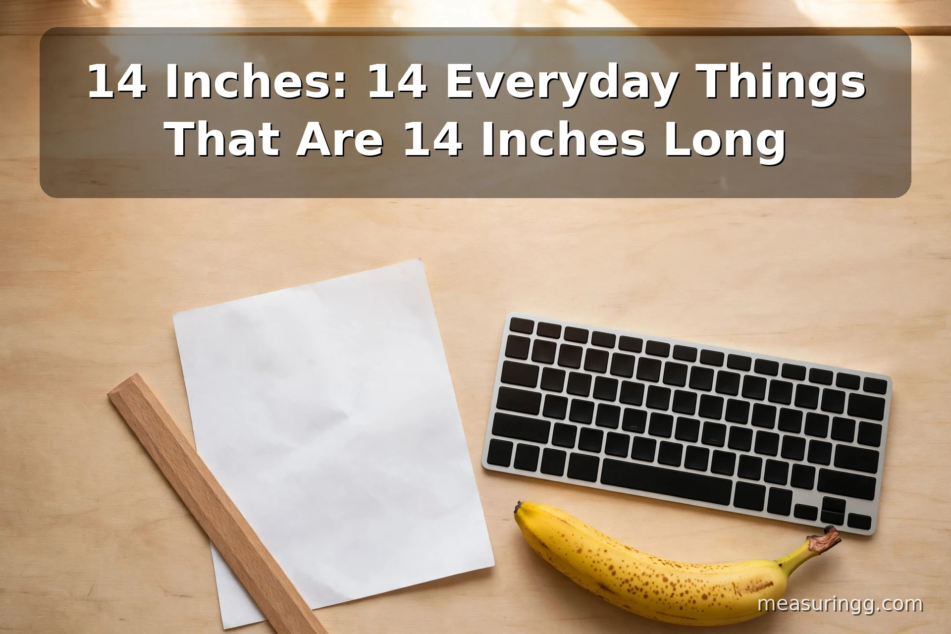 14 Inches: 14 Everyday Things That Are 14 Inches Long