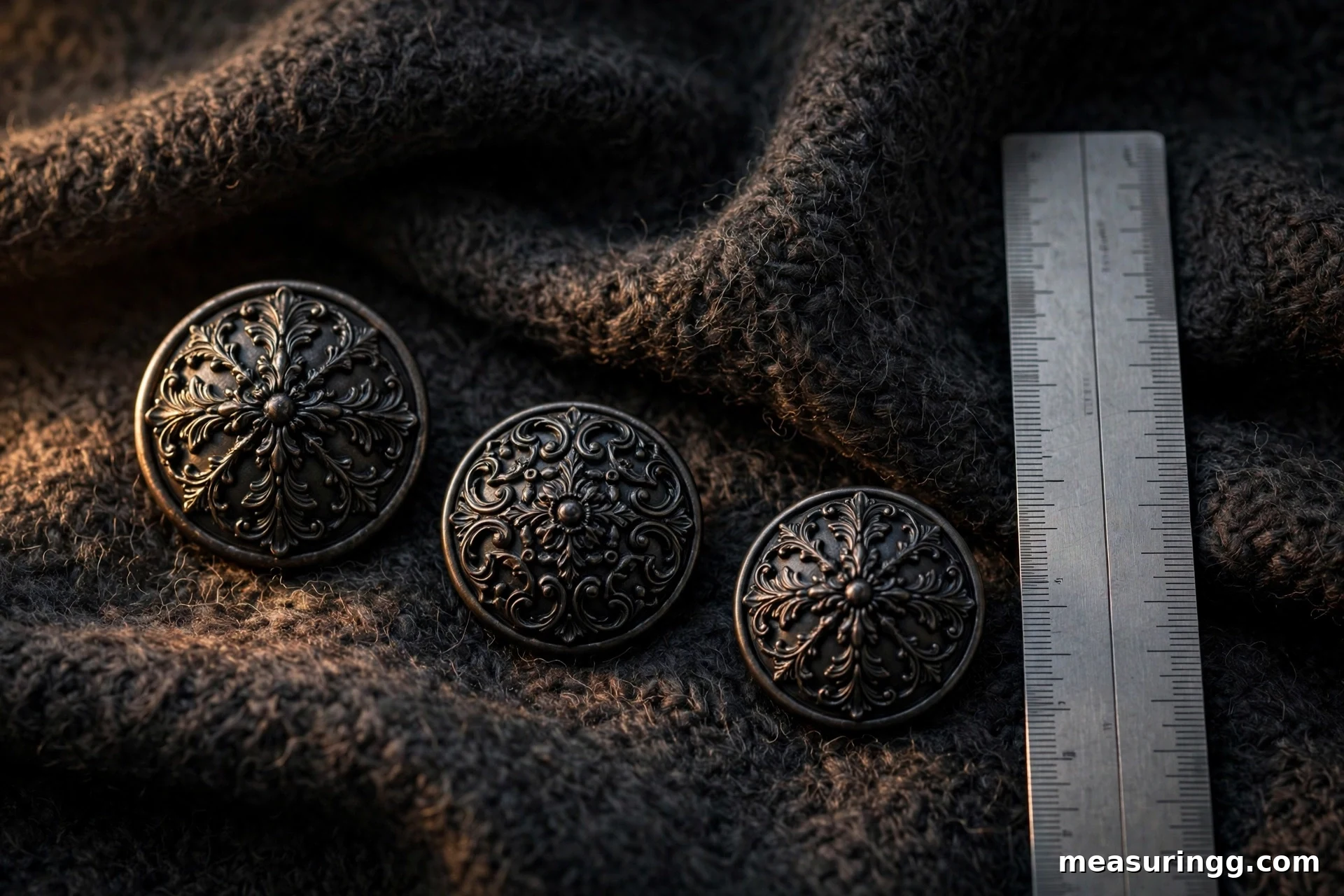 14. An Oversized Coat Button