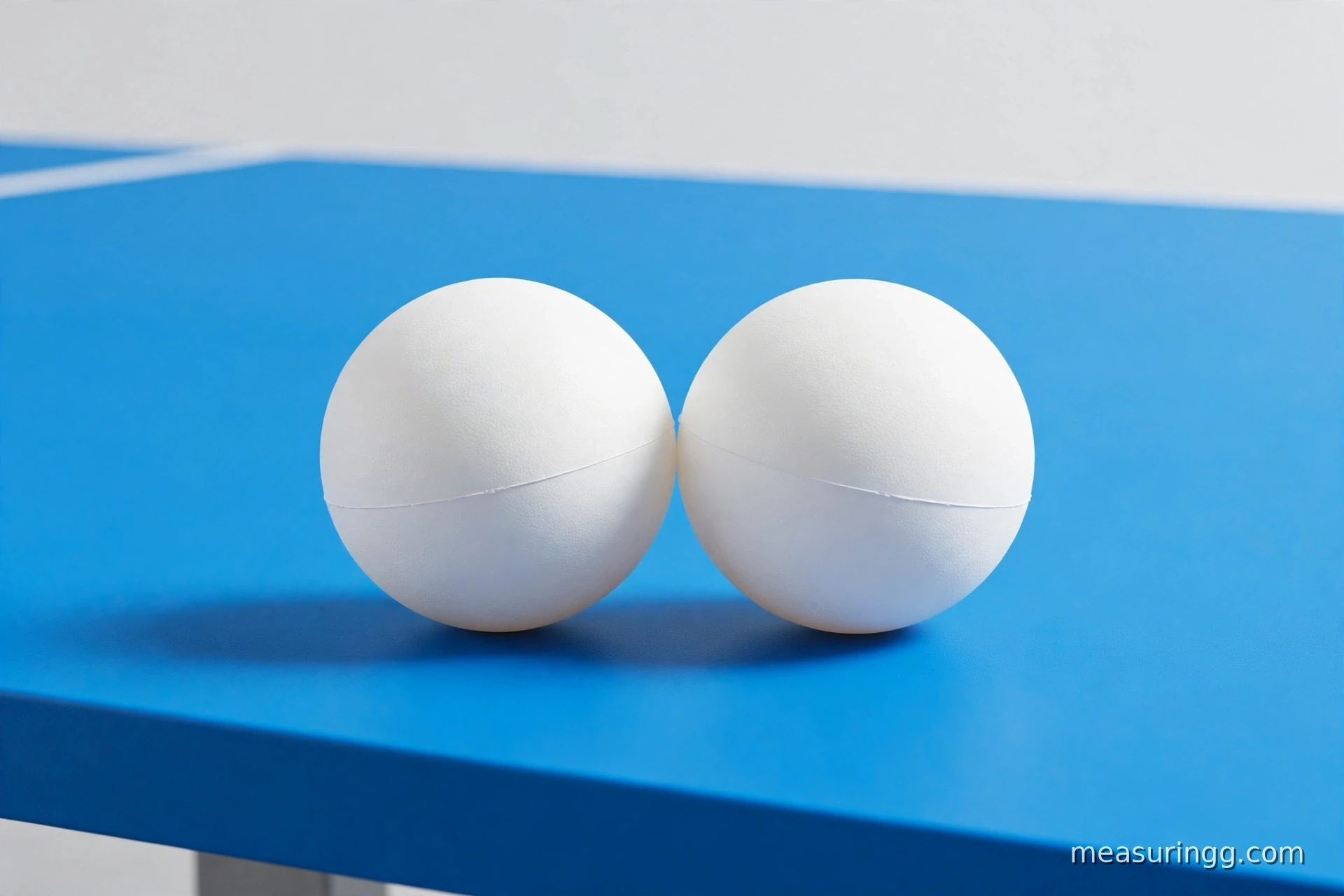 14. Two Ping Pong Balls Side by Side
