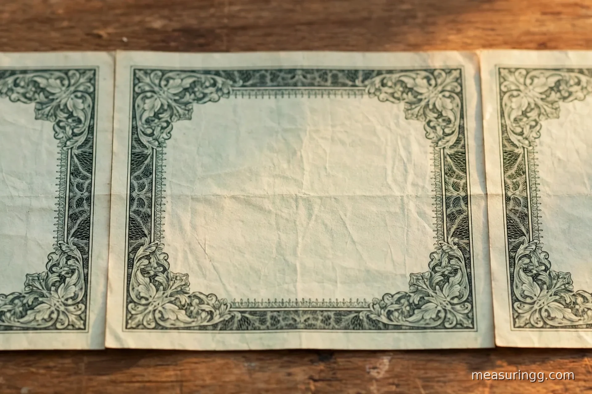 Three US Dollar Bills