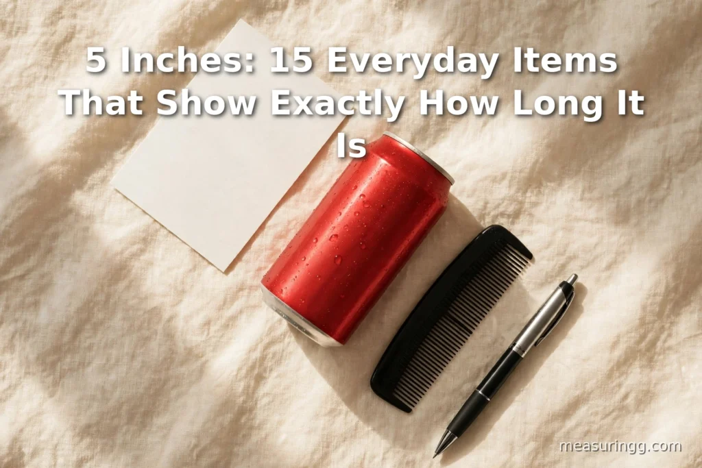 5 Inches: 15 Everyday Items That Show Exactly How Long It Is