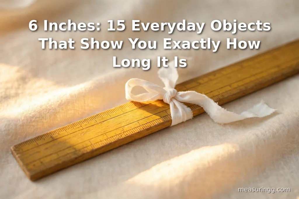 6 Inches: 15 Everyday Objects That Show You Exactly How Long It Is
