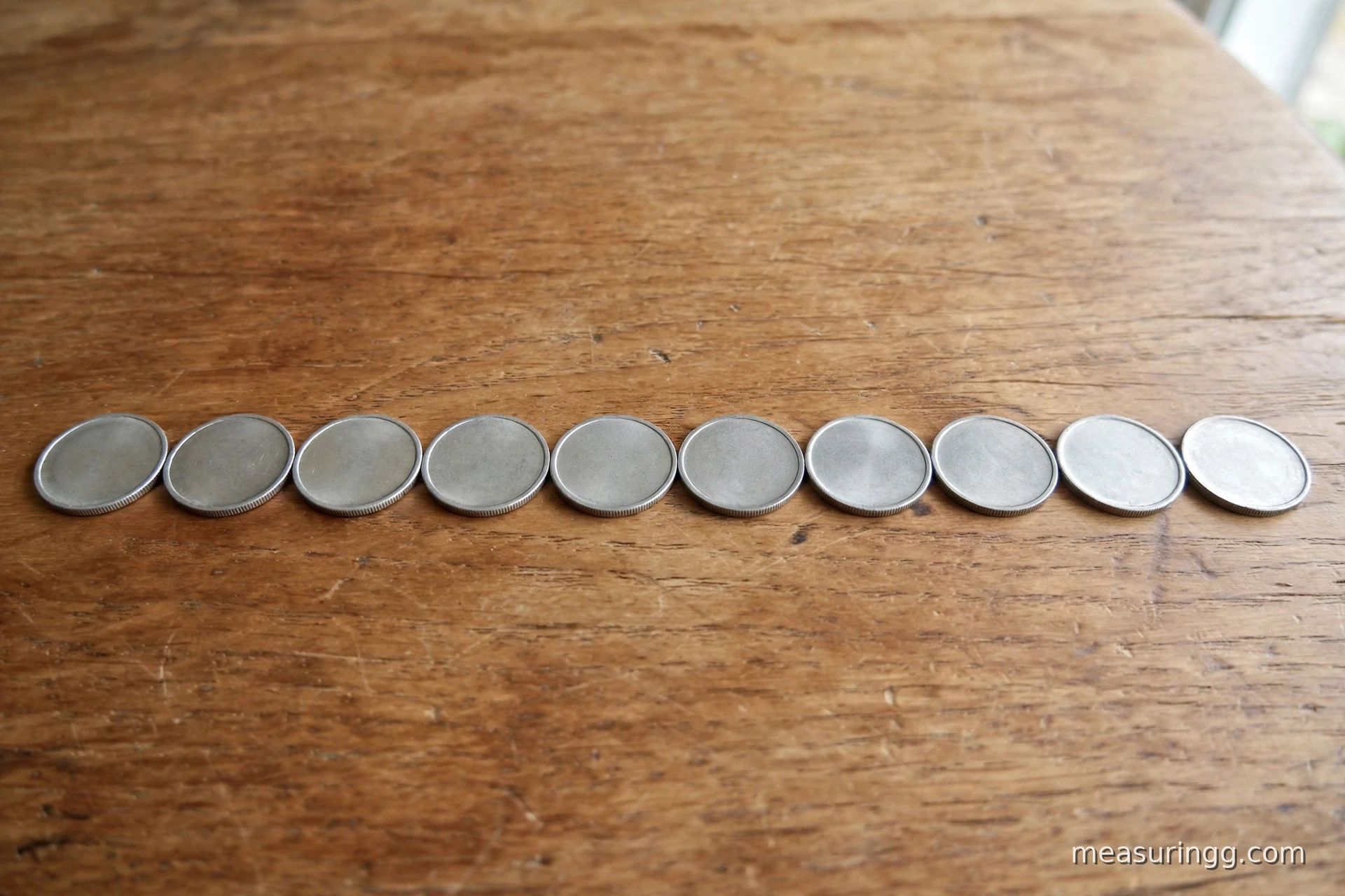 14. Ten Dimes in a Row