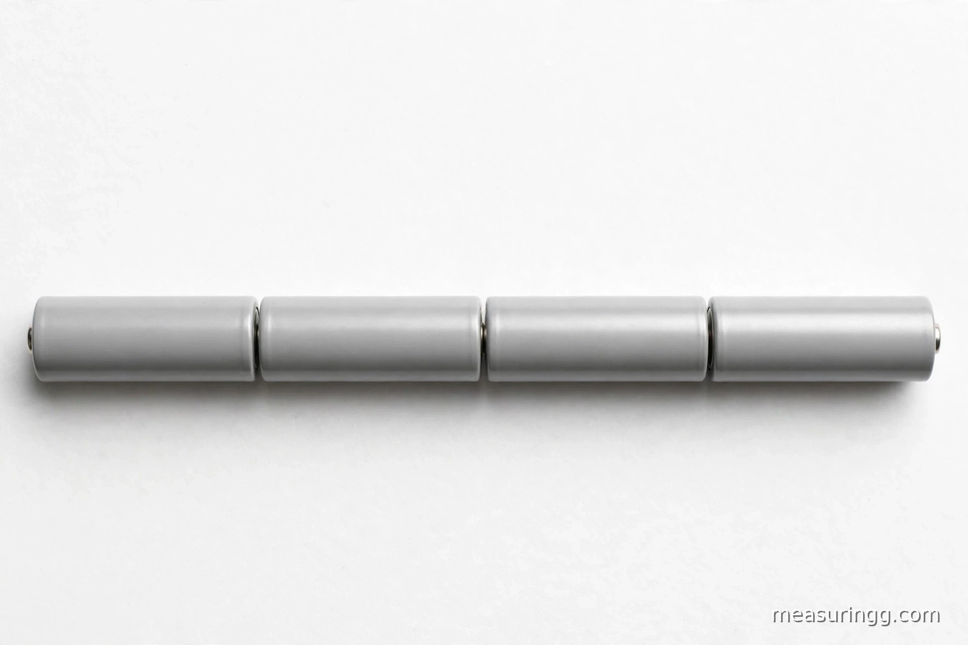 14. Four AA Batteries End to End