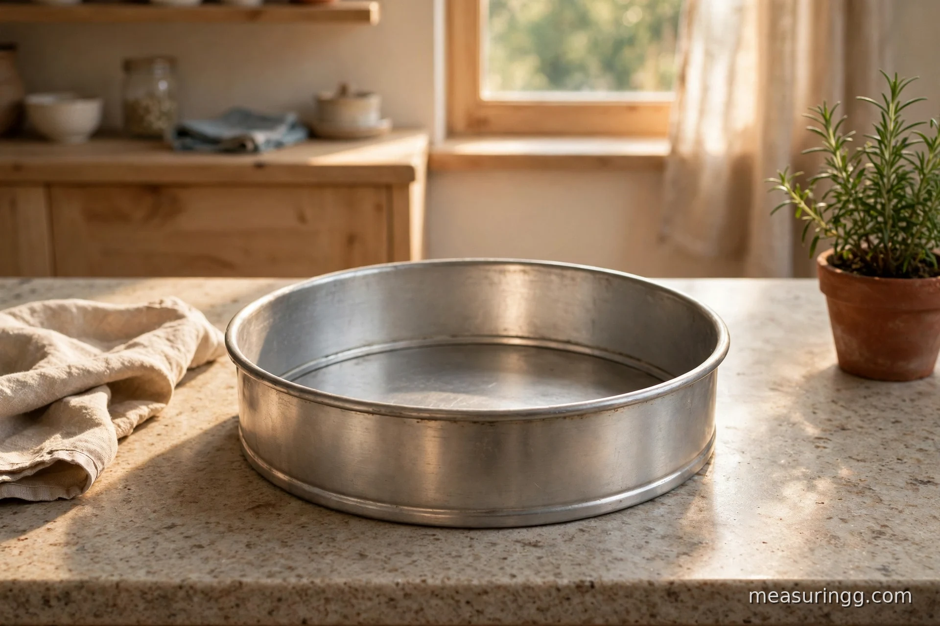 A 9-Inch Round Cake Pan