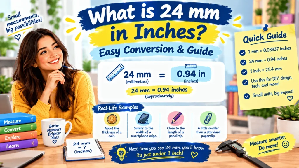 What is 24 mm in Inches