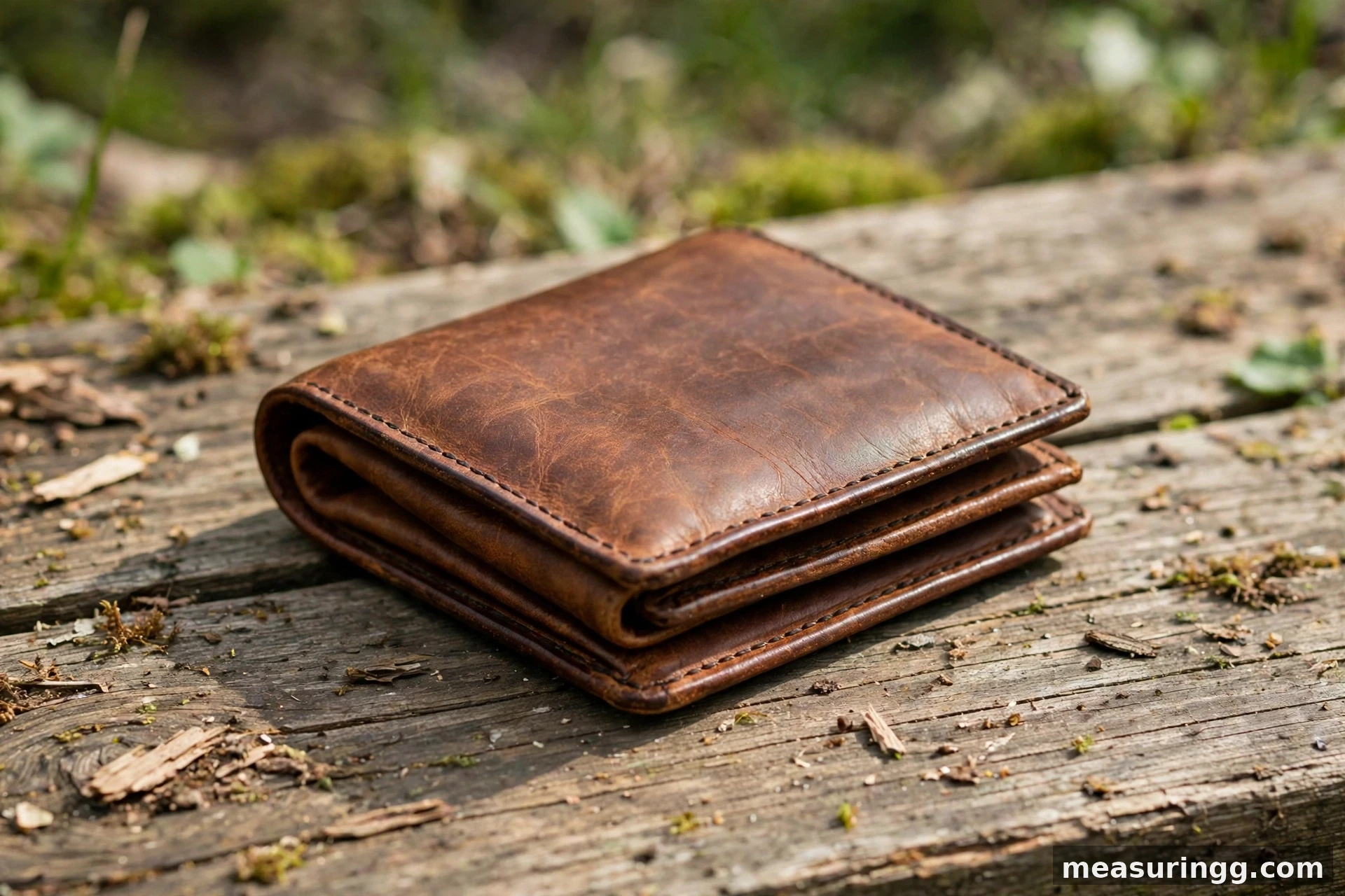 A Folded Leather Wallet