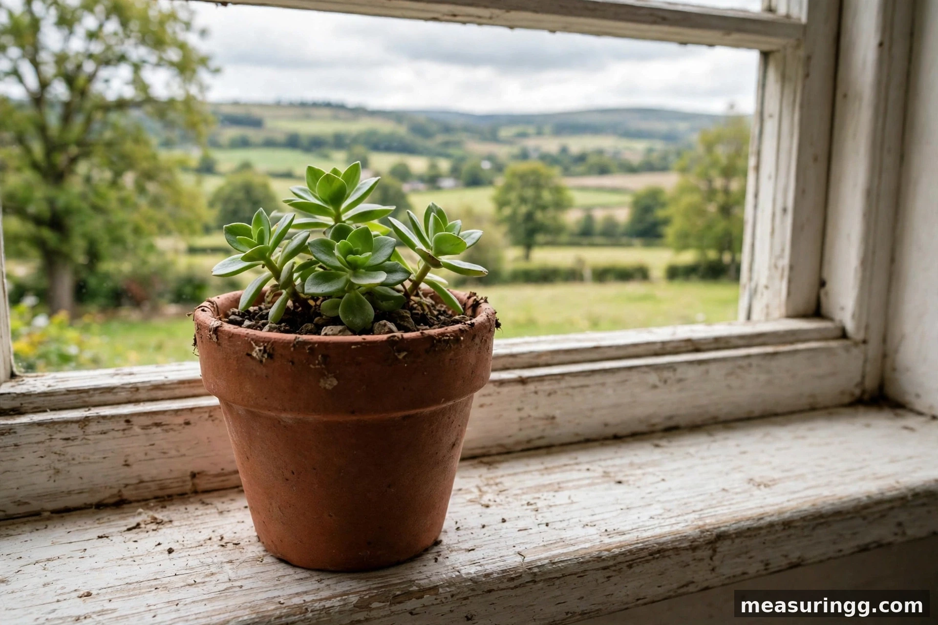A Small Terracotta Plant Pot