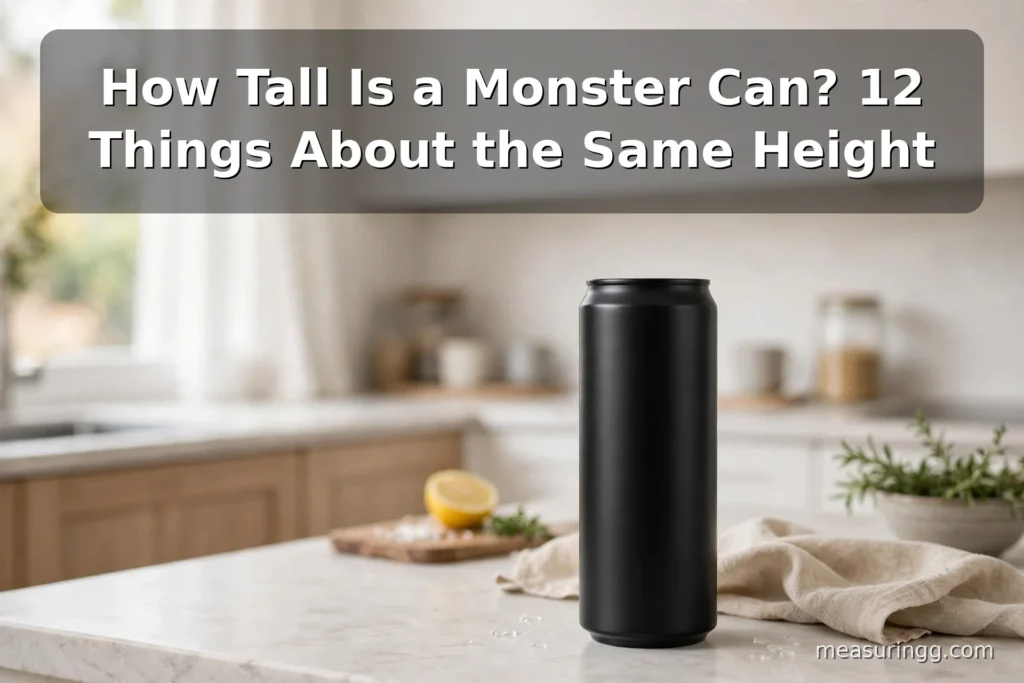 How Tall Is a Monster Can? 12 Things About the Same Height
