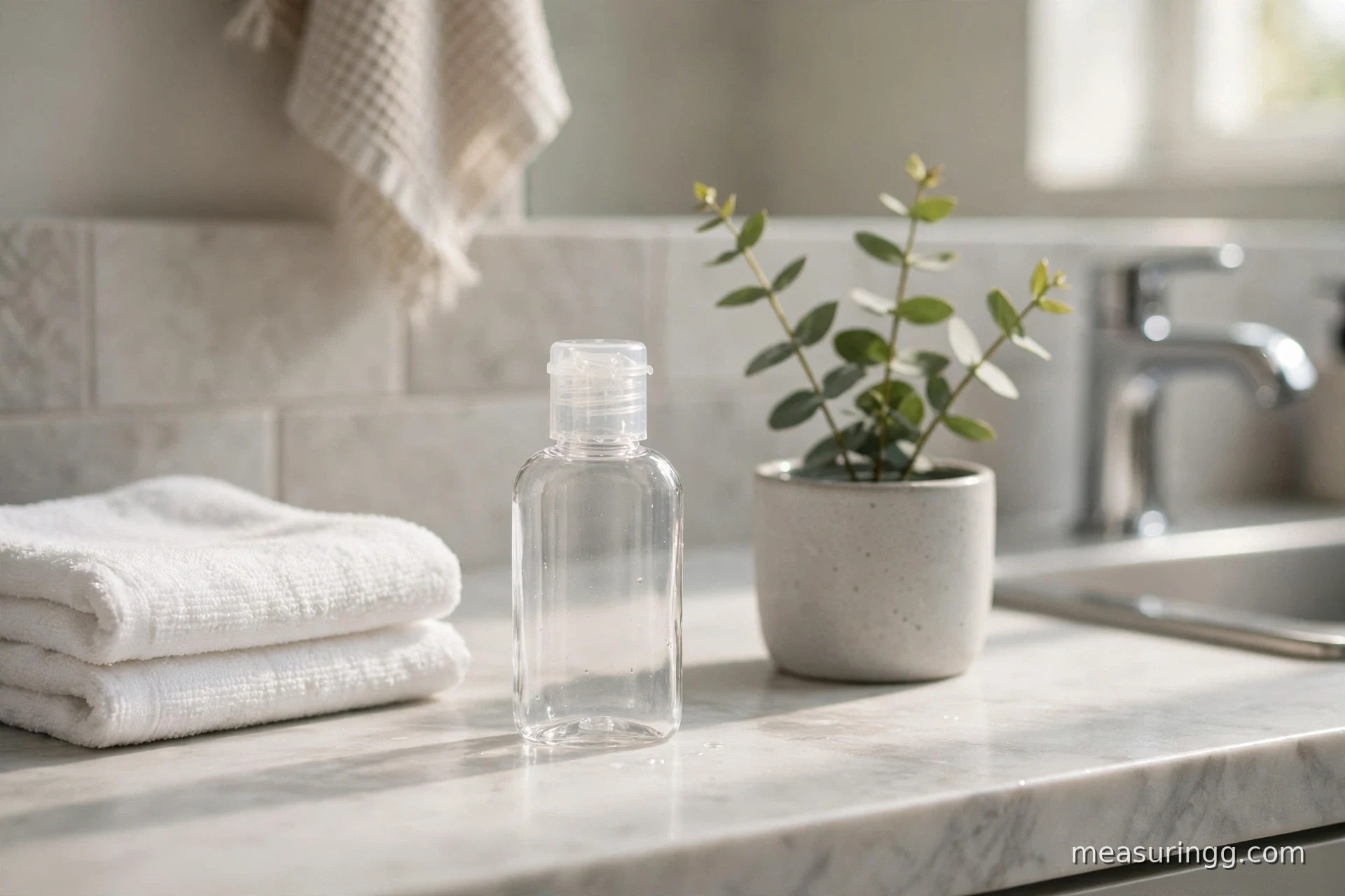 A Travel Shampoo Bottle