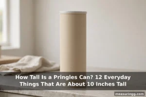 How Tall Is a Pringles Can? 12 Everyday Things That Are About 10 Inches Tall